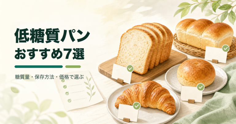 低糖質パンおすすめ7選比較のサムネイル画像