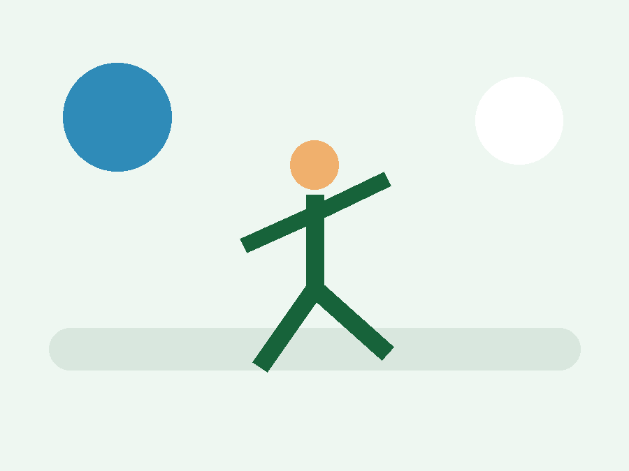 初心者向け室内有酸素運動のイラスト